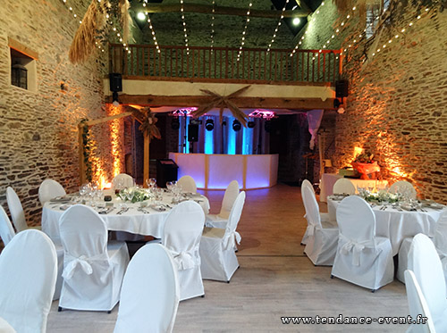 La ferme du château d'agneaux salle restaurant mariage manche