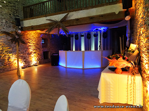 La ferme du château d'agneaux salle restaurant mariage manche
