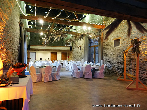 La ferme du château d'agneaux salle restaurant mariage manche