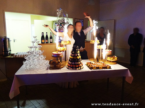 Animateur animation dj mariage manche présentation gateau dessert mariés