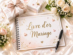 Livre d'or Animation soirée mariage anniversaire Manche Calvados