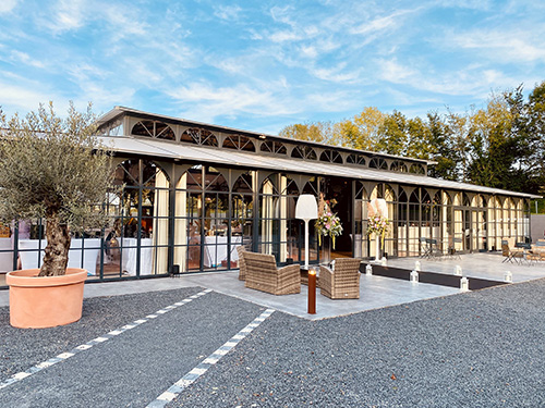 Château de la roque : Salle l'orangerie à Thèreval  : Salle de mariage réception  Manche