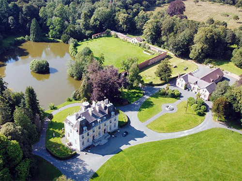 Château du Perron à Saint-Aubin-du-Perron l'orangerie salle mariage manche dj