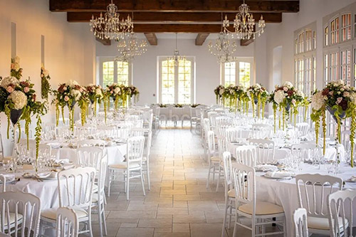 Château du Perron à Saint-Aubin-du-Perron l'orangerie salle mariage manche dj